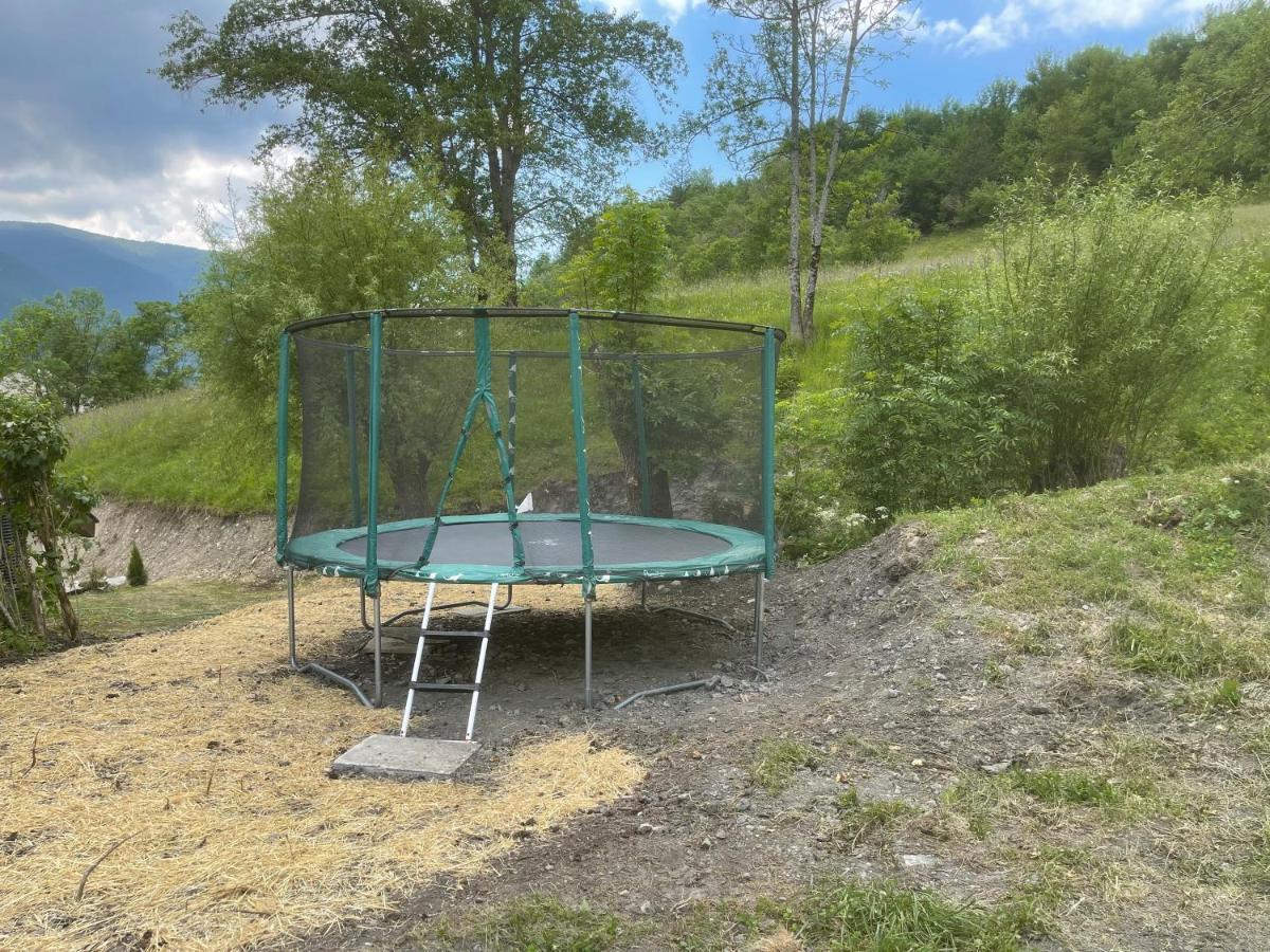 L Alpin Bel Appartement Avec Terrasse Dans Vieille Ferme De Montagne Renovee Les Orres Buitenkant foto
