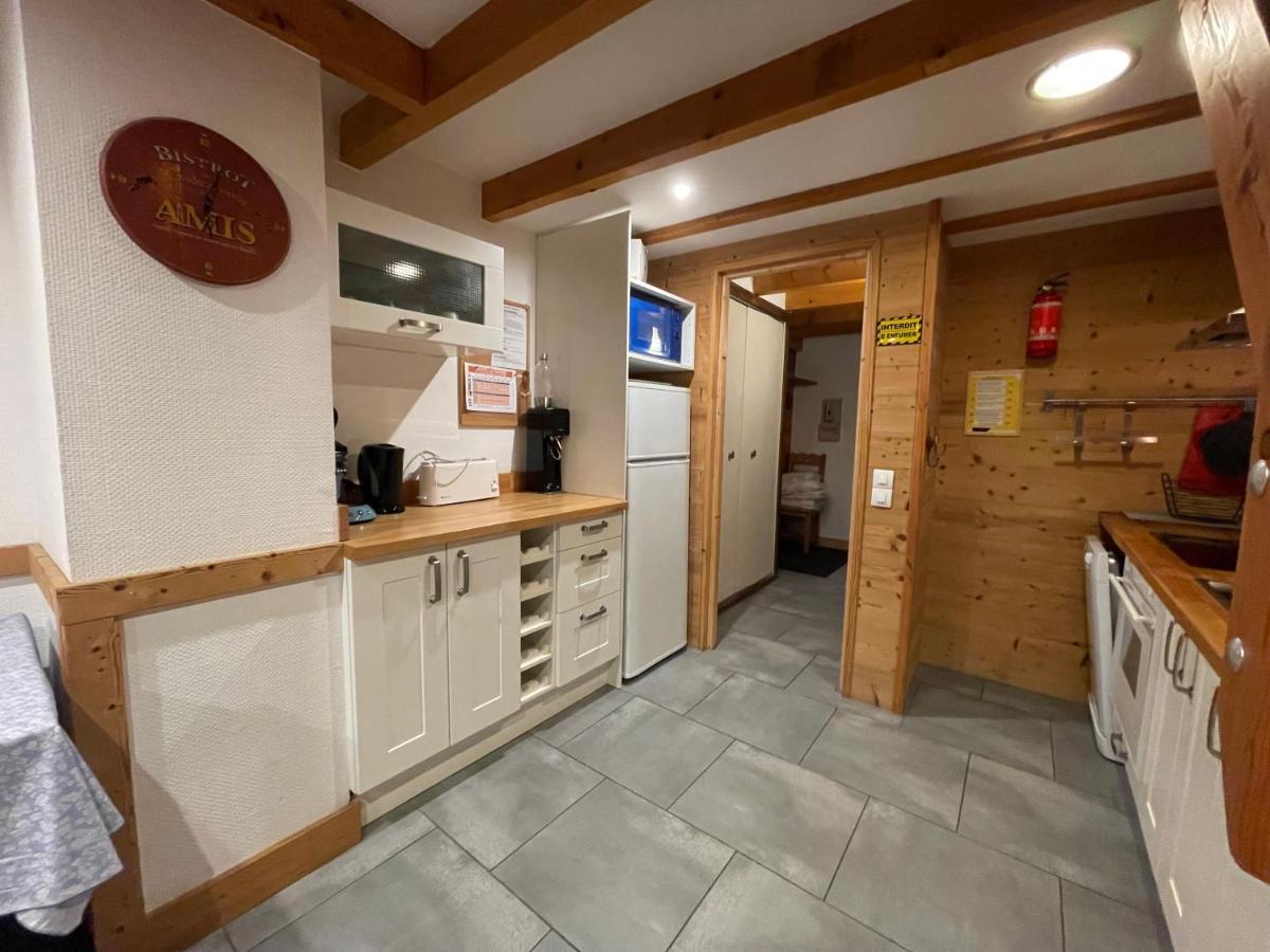 L Alpin Bel Appartement Avec Terrasse Dans Vieille Ferme De Montagne Renovee Les Orres Buitenkant foto